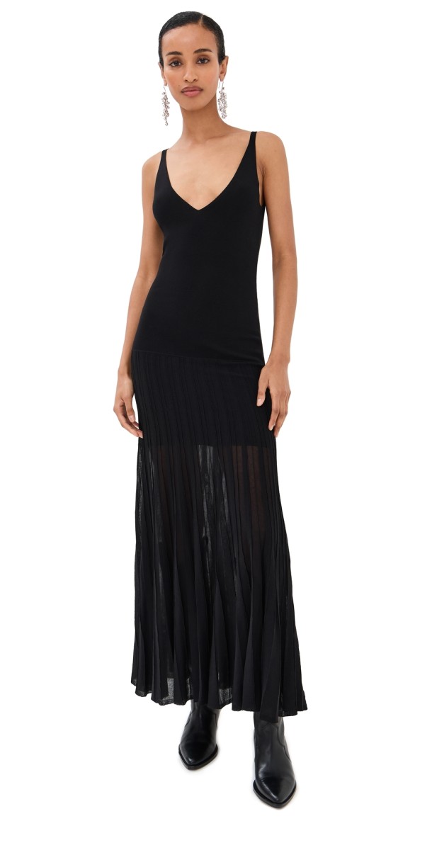 Isabel Marant Velma Maxi Dress Black
