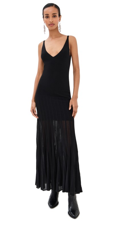 Isabel Marant Velma Maxi Dress Black