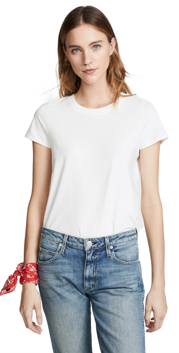 Madewell Short Sleeve Harley Tee White Wash
