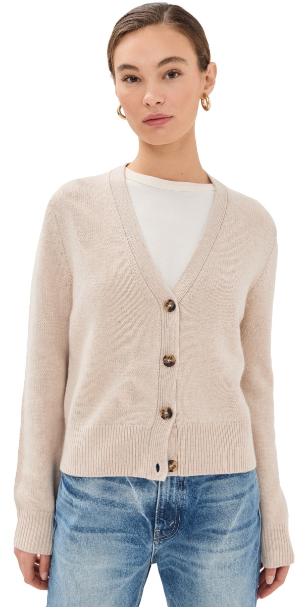 Jenni Kayne Cashmere Colette Cardigan Oatmeal