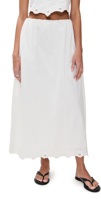 POSSE Antoinette Skirt Vintage White