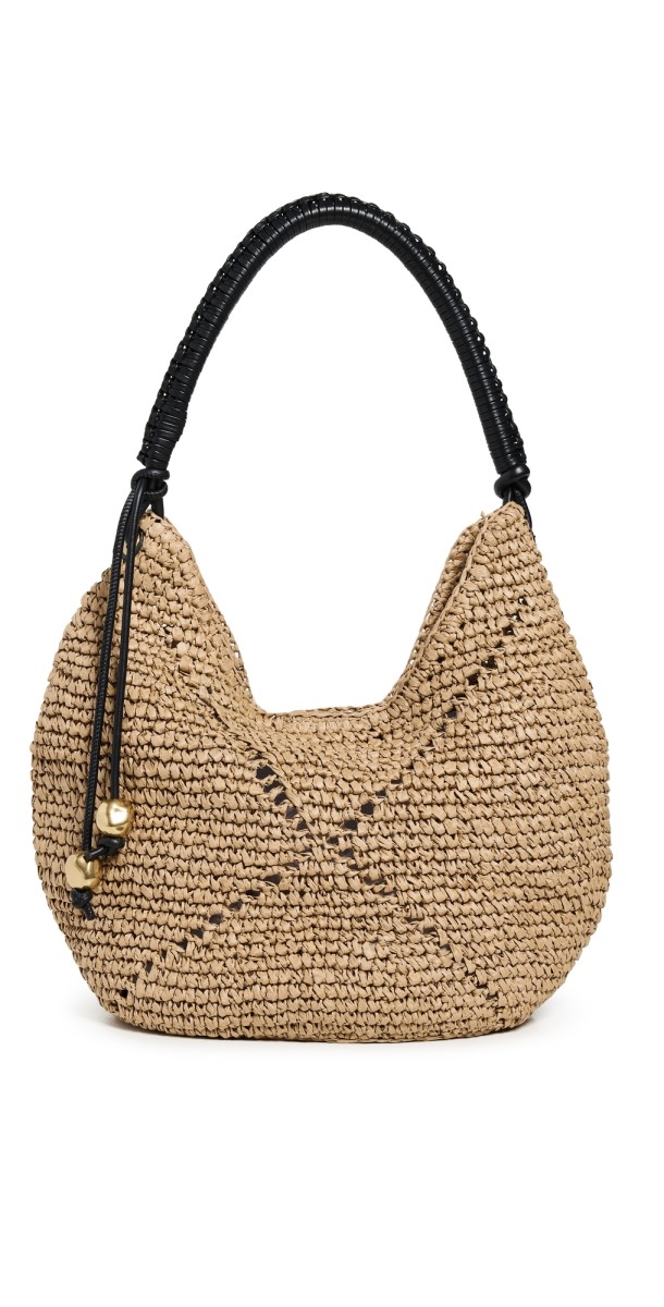 Madewell Seasonal Eyelet Large Pouchette Natural Mult