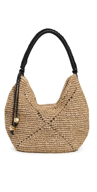 Madewell Seasonal Eyelet Large Pouchette Natural Mult