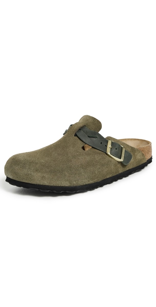Birkenstock Boston Braid Clogs Thyme