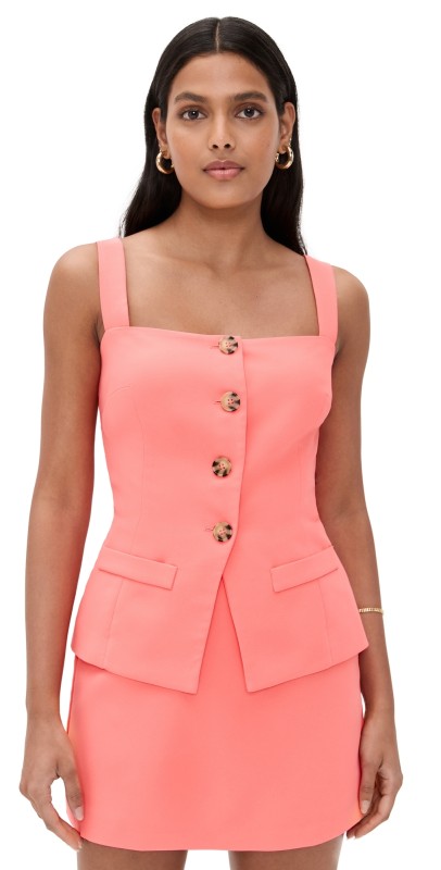 Amanda Uprichard Travis Skort Romper Neon Ballet