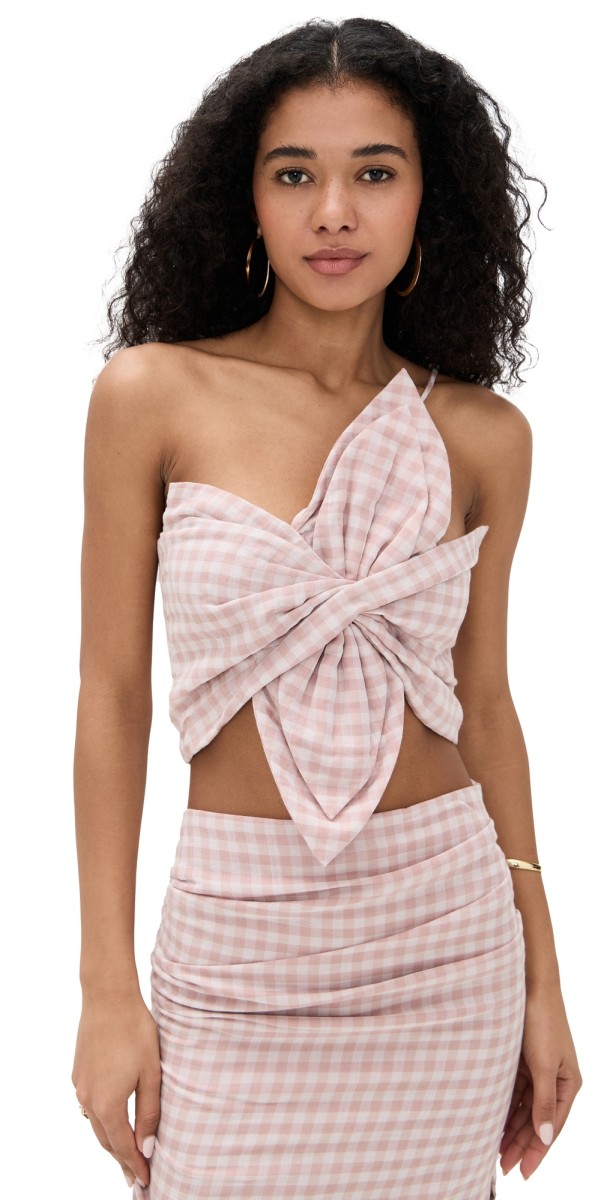 JBQ Orchid Top Pink Check