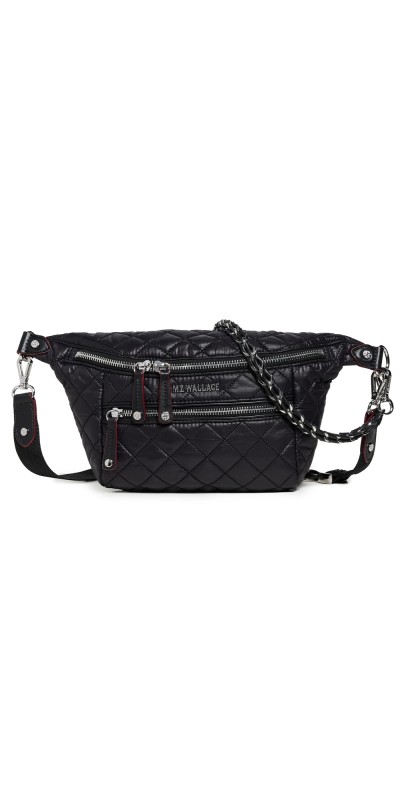 MZ Wallace Small Crosby Sling Bag Black