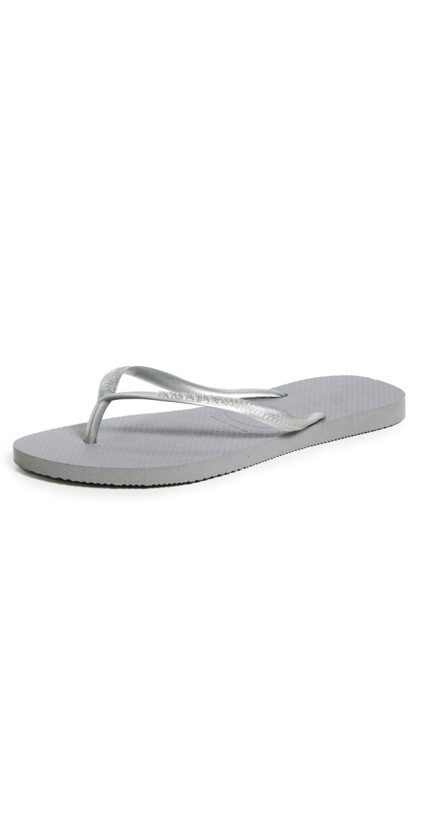 Havaianas Slim Flip Flops Grey