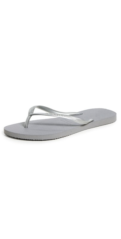 Havaianas Slim Flip Flops Grey