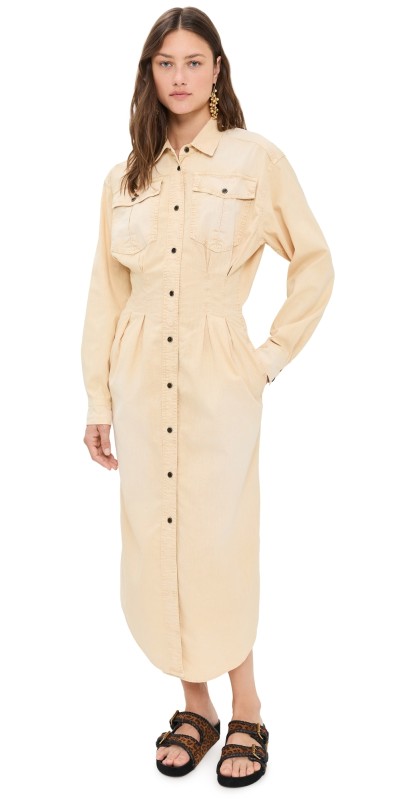 Isabel Marant Étoile Nolwen Dress Beige