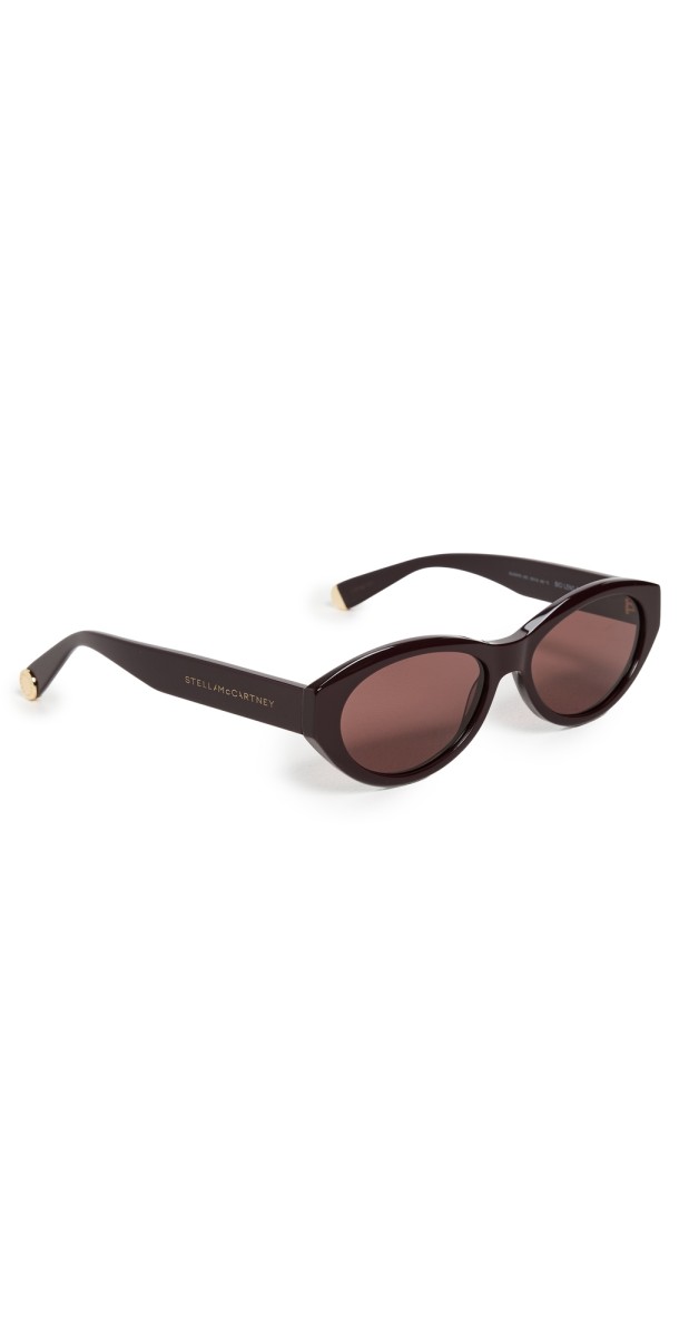 Stella McCartney Medallion Sunglasses Shiny Bordeaux/Bordeaux
