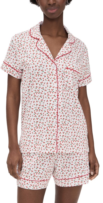 Petite Plume Pima Short Set Cherry Orchard