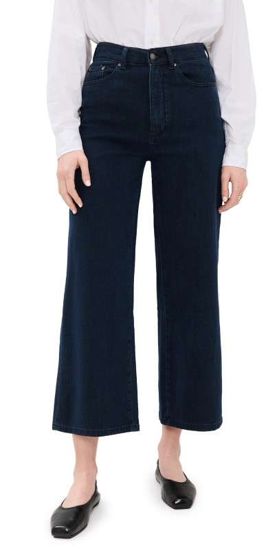 DL1961 Hepburn Wide Leg High Rise Jeans Flatiron (Vintage)