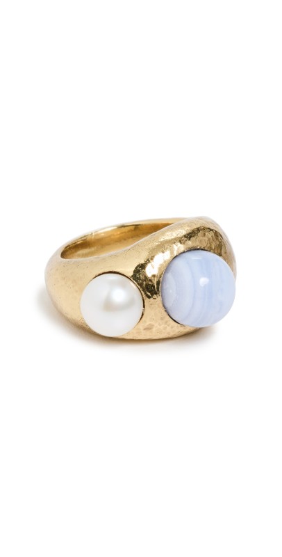 Ulla Johnson Amira Ring Blue Lace Agat