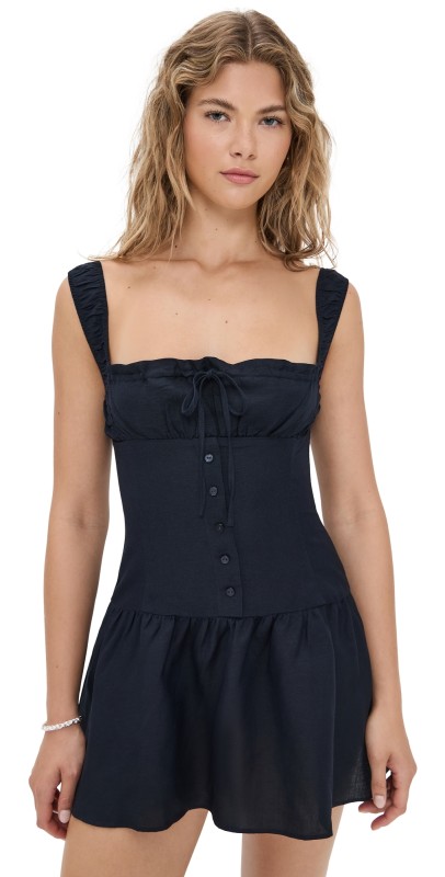 Lioness Heart Shaped Mini Dress Navy
