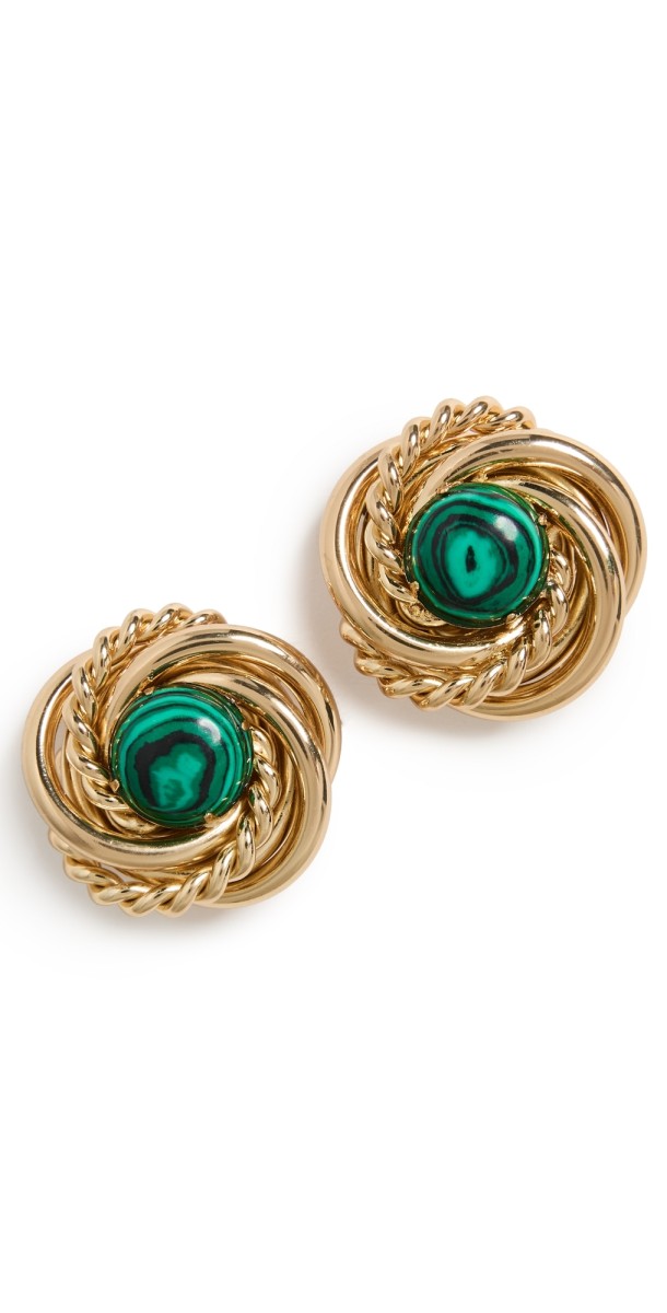 GAS Bijoux Aatika Earrings Malachit