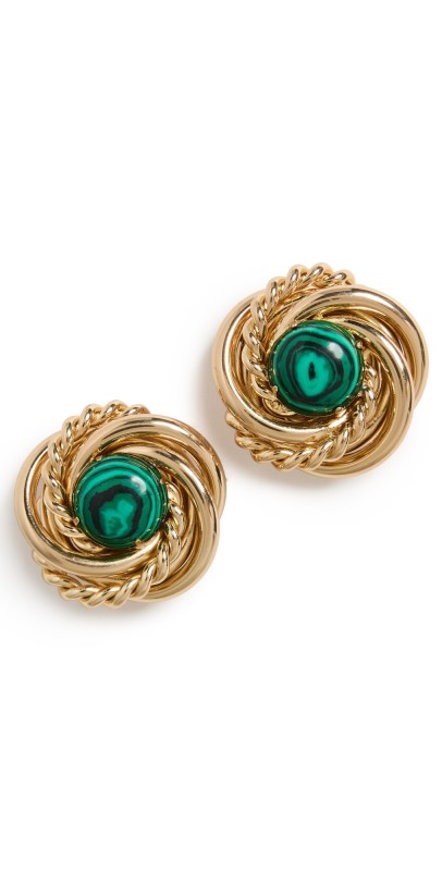 GAS Bijoux Aatika Earrings Malachit