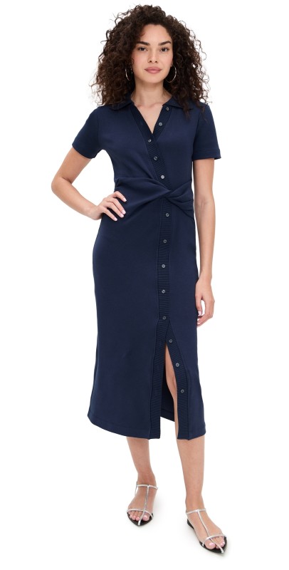 Tanya Taylor Ellicot Dress Maritime Blue