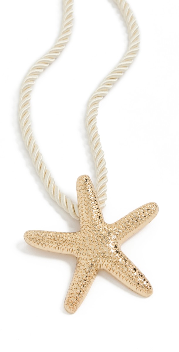 Ettika Starfish Statement Pendant Necklace Gold