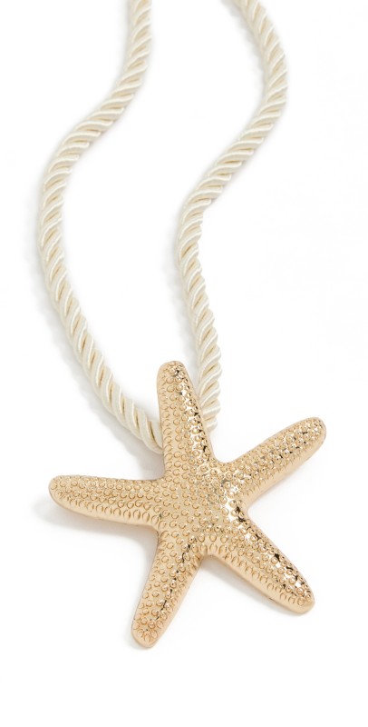 Ettika Starfish Statement Pendant Necklace Gold