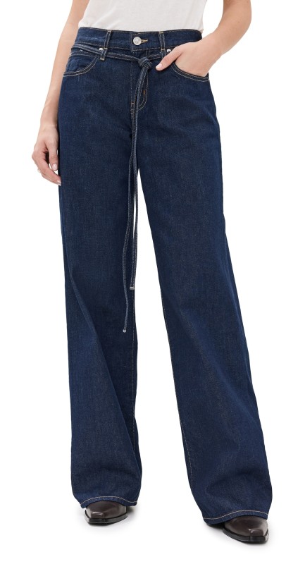 SLVRLAKE Mica Belted Jeans Midnight Mile