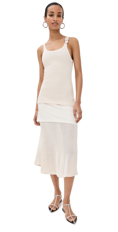 Wales Bonner Serenity Dress Ivory