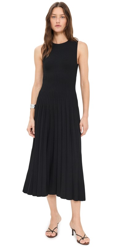 STAUD Elyse Dress Black