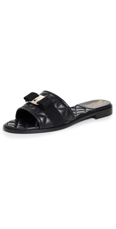 FERRAGAMO Lovec Q Sandals Nero