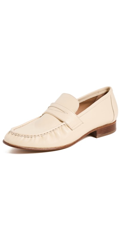 Mansur Gavriel Ruched Loafers Jasmine