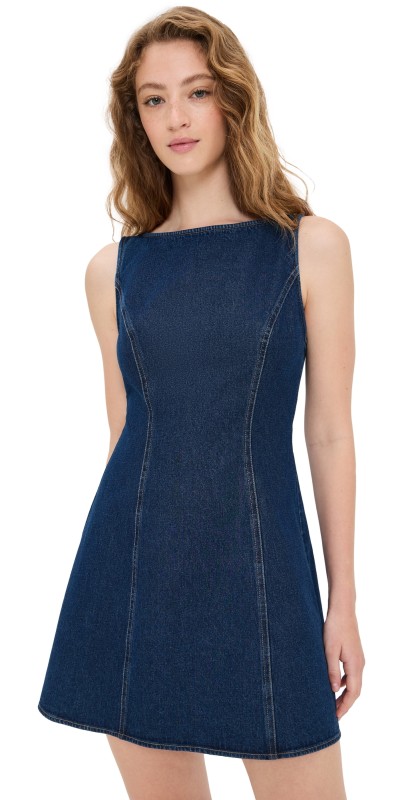 o. p.t Aspen Mini Dress Medium Wash