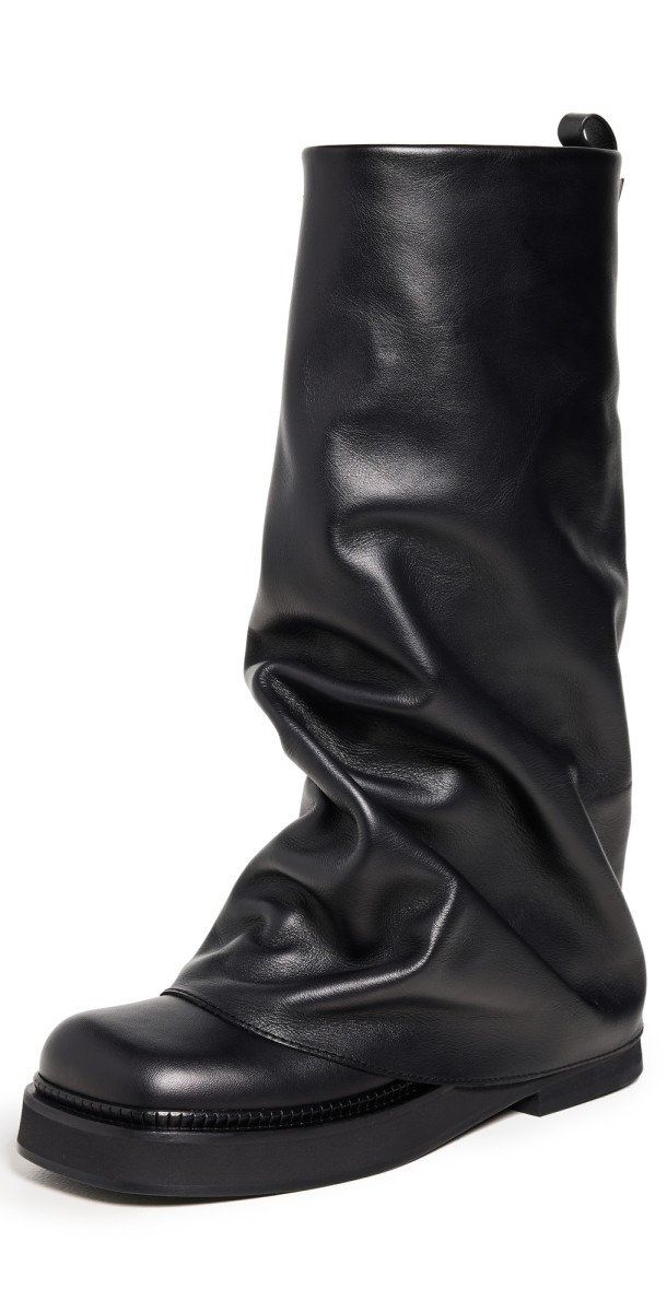 The Attico Robin Combat Boots Black