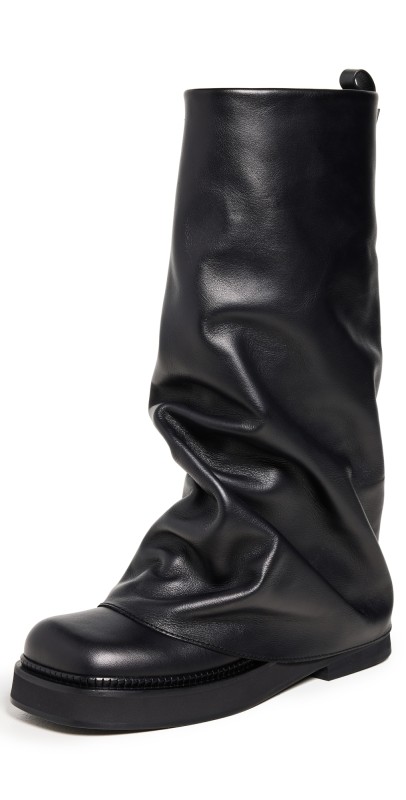 The Attico Robin Combat Boots Black