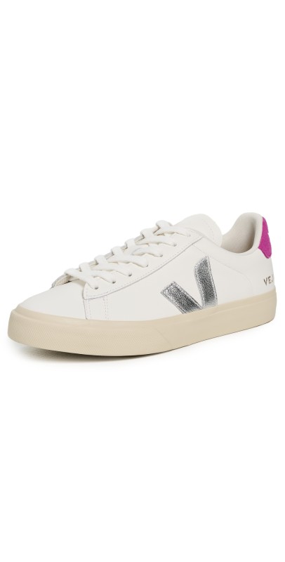 Veja Campo Sneakers White/Silver/Ultraviolet