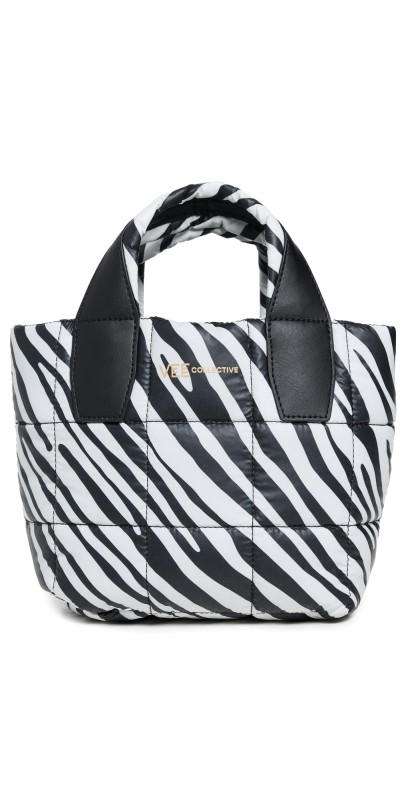 Vee Collective Porter Tote Mini Zebra Bag Zebra