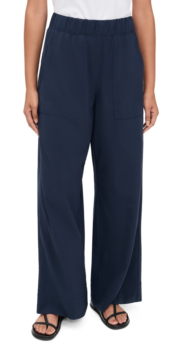 Beyond Yoga Easy Wide Leg Pants Nocturnal Navy