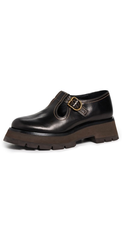 3.1 Phillip Lim Kate-Lug Sole Mary Jane Black