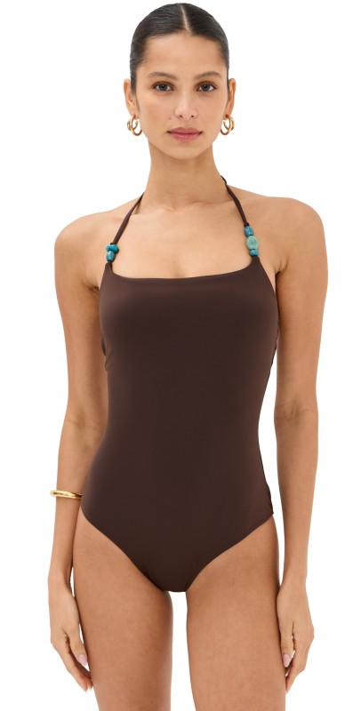 STAUD Laird One Piece Dark Chocolate