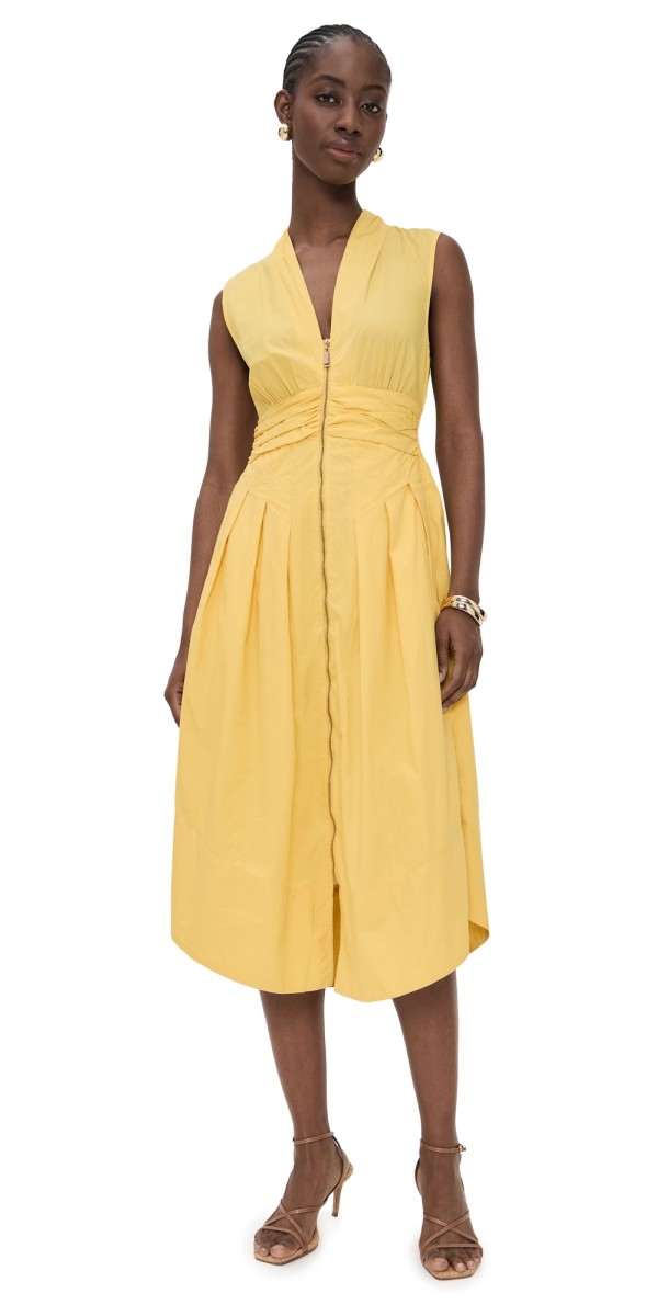 Ramy Brook Meg Dress Lemon Drop