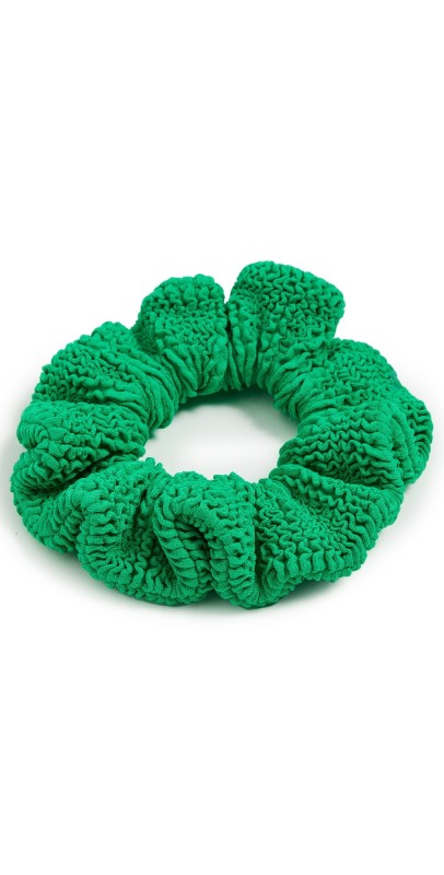Hunza G Emerald Scrunchie Emerald