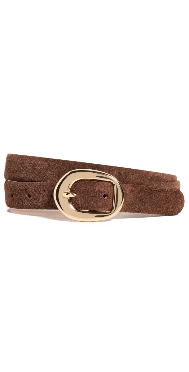 B-Low The Belt Greyson Mini Suede Belt Sable Gold