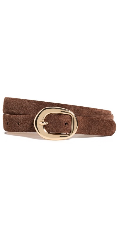 B-Low The Belt Greyson Mini Suede Belt Sable Gold