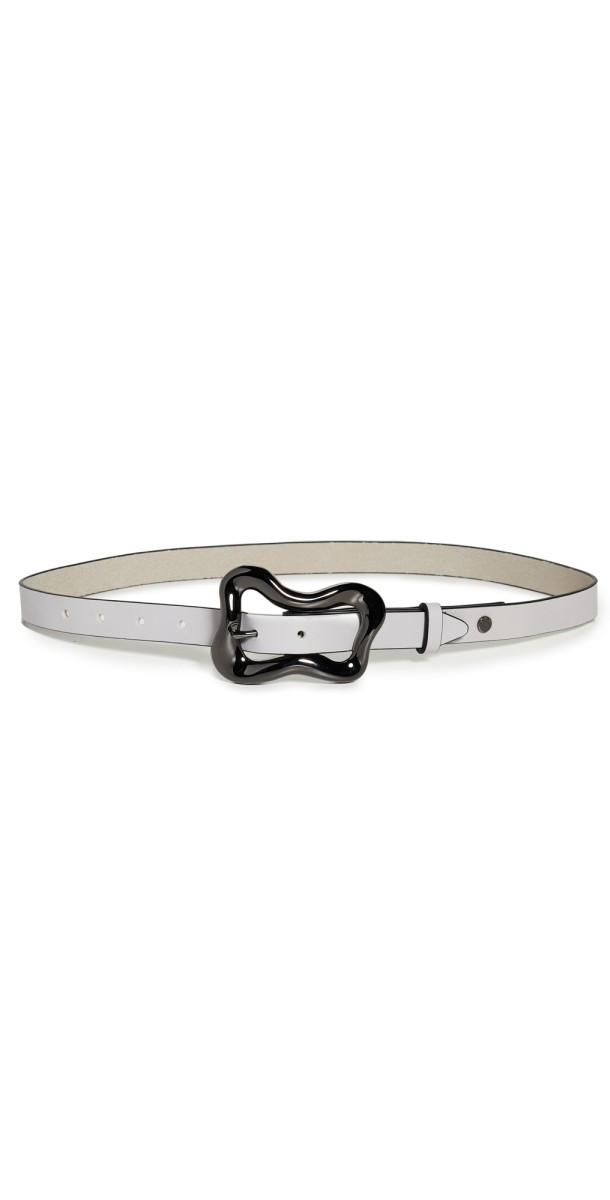 rag & bone Highline Belt Pearlgry