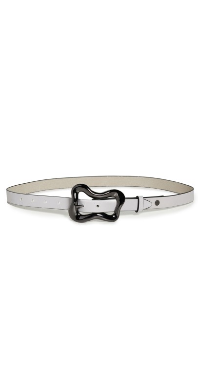 rag & bone Highline Belt Pearlgry