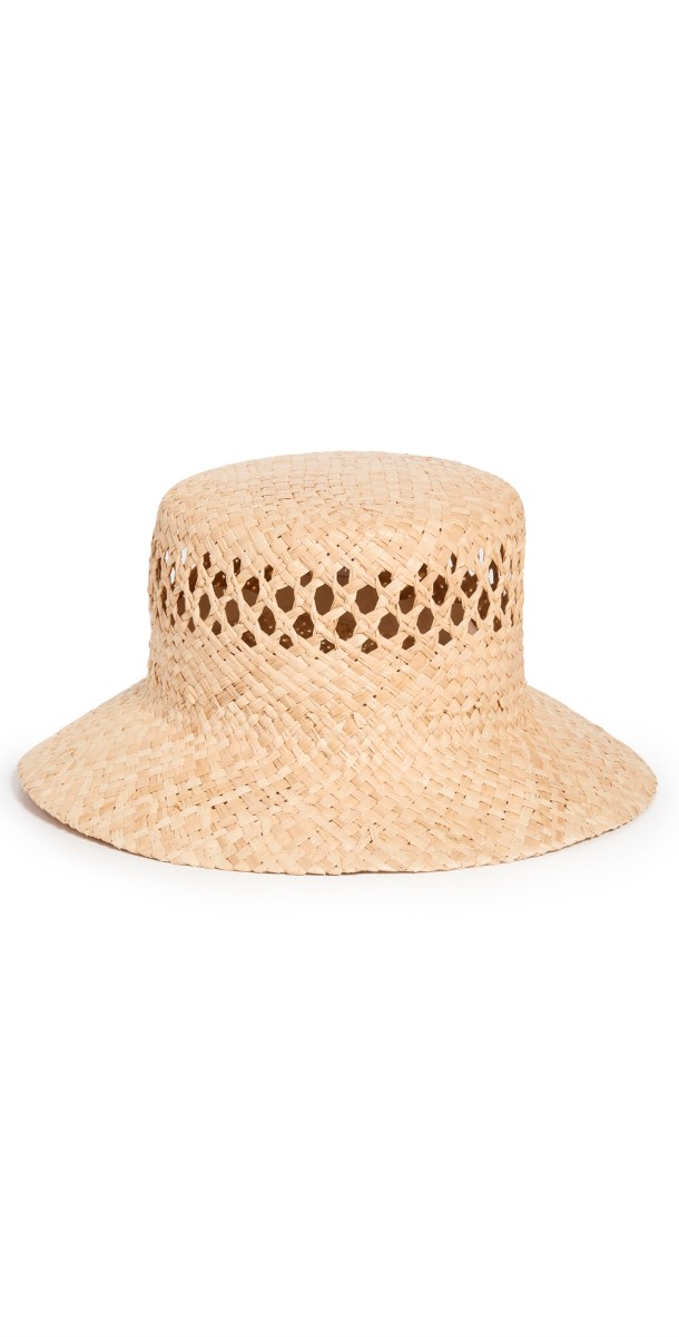 Madewell Woven Straw Bucket Hat Natural