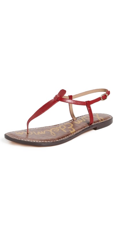 Sam Edelman Gigi Thong Sandals Summer Red