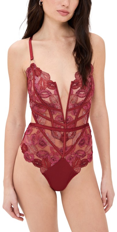 Thistle and Spire Eye Candy Bodysuit Ruby
