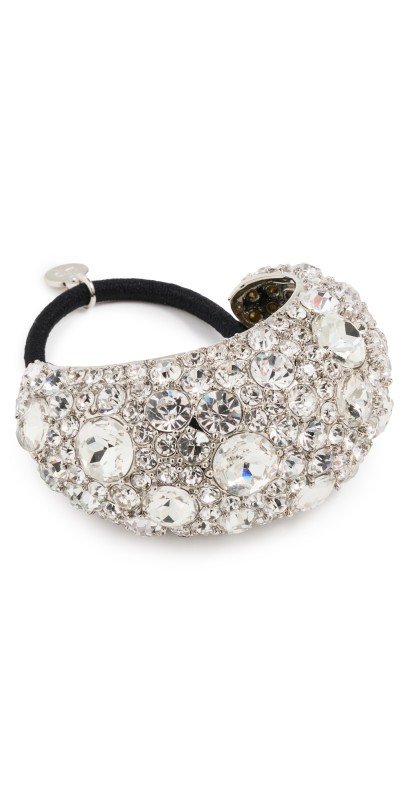 LELET NY Crystal Pave Dome Pony Cuff Crystal