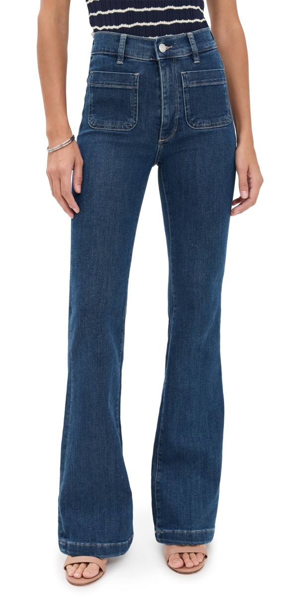 DL1961 Bridget Bootcut High Rise Instasculpt Jeans Blue Water (DL Airbrushed)