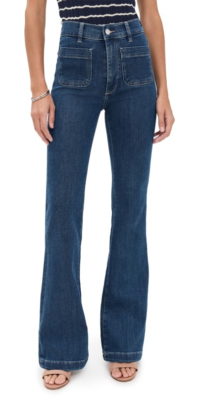 DL1961 Bridget Bootcut High Rise Instasculpt Jeans Blue Water (DL Airbrushed)