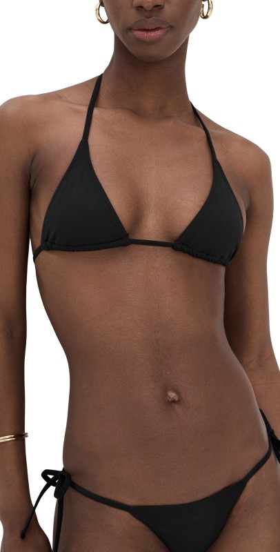 Éterne Isla Triangle Bikini Top Black